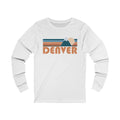 Denver Colorado Long Sleeve Shirt Retro Mountain Adult Unisex Denver Long Sleeve T Shirt Personalization Available Graphic Tee – Bold Style · Trending Graphic Apparel