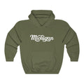 Michigan Hoodie Hand Lettered Unisex Michigan Sweatshirt Personalization Available Hoodie – Everyday Comfort · Top Pick For Any Outfit