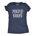 Cute Christmas Shirts Merry And Bright Tee Festive Womens Tops Holiday Shirts With Sayings Woman Cute Xmas Tops Merry Christmas Graphic Tee – Everyday Comfort · Trending Graphic Apparel