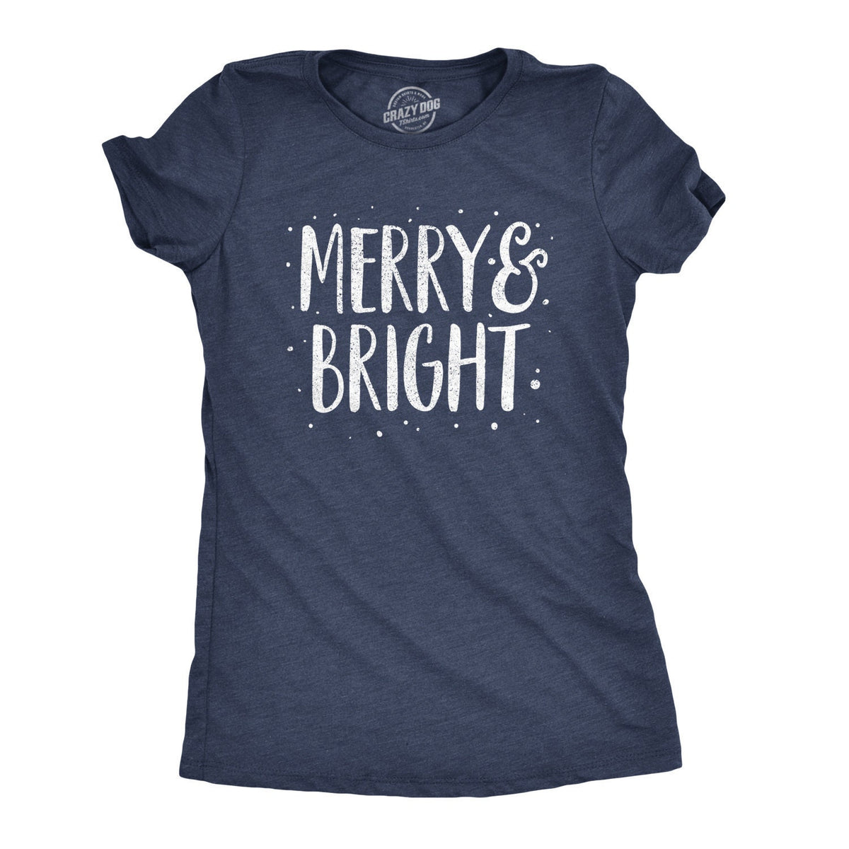 Cute Christmas Shirts Merry And Bright Tee Festive Womens Tops Holiday Shirts With Sayings Woman Cute Xmas Tops Merry Christmas Graphic Tee – Everyday Comfort · Trending Graphic Apparel