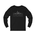 Chicago Illinois Long Sleeve Shirt Skyline Adult Unisex Chicago Long Sleeve T Shirt Personalization Available Graphic Tee – Premium Graphic · Great Gift For Fans