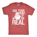Santa Face Christmas Shirt Christmas Shirt Man Ask Your Mom If I39m Real Bad Santa Shirts Festive Tees Men Funny Christmas Shirts Graphic Tee – Easygoing Wear · Great Gift For Fans