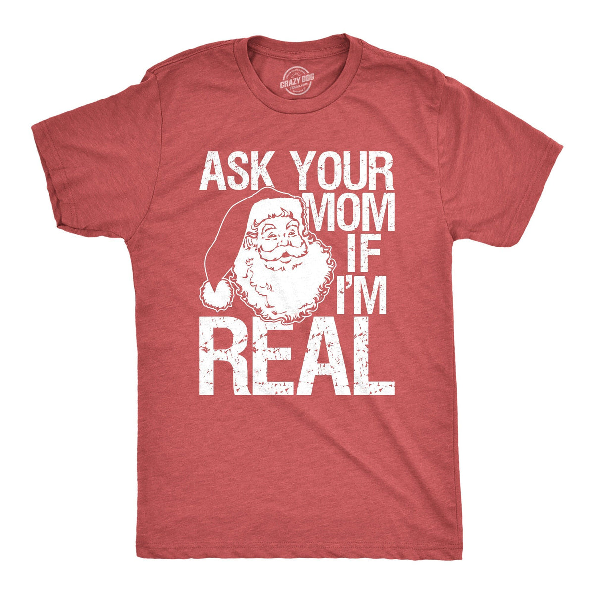 Santa Face Christmas Shirt Christmas Shirt Man Ask Your Mom If I39m Real Bad Santa Shirts Festive Tees Men Funny Christmas Shirts Graphic Tee – Easygoing Wear · Great Gift For Fans