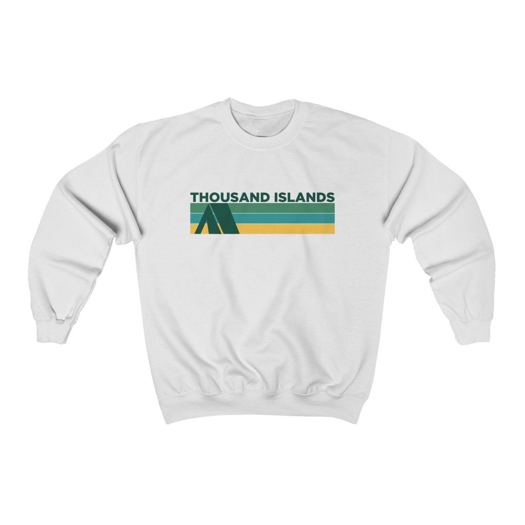 Thousand Islands Sweatshirt Unisex Retro Sunrise Thousand Islands Sweatshirt Personalization Available Sweatshirt – Aesthetic Look · Must-Have Style