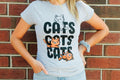 Cats Cats Cats T Shirt Funny Womens Cat Tshirts Cat Lover Gift Funny Womens Tshirts Cat Mom Shirt Cute Womens Shirts Graphic Tee – Soft Feel · Great Gift For Fans
