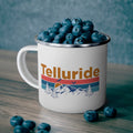 Telluride Colorado Camp Mug 12oz Mountain Sunset Enamel Campfire Telluride Mug Personalization Available Graphic Tee – Everyday Comfort · Must-Have Style