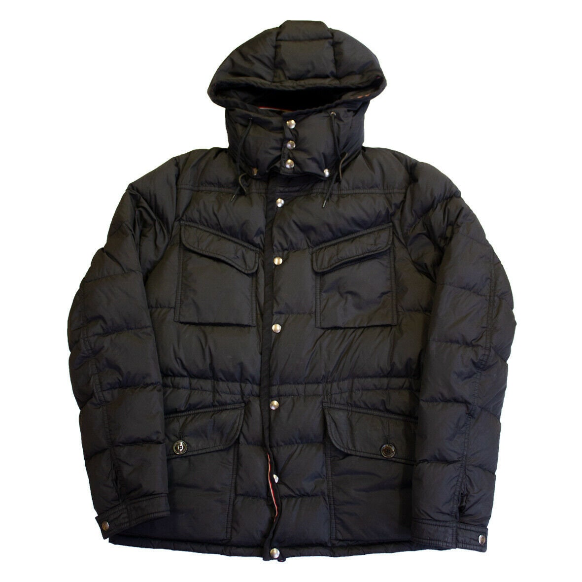 Moncler Womens Quilted Jacket Vintage Designer Winter Outdoor Coat Black VTG Graphic Tee – Everyday Comfort · Must-Have Style