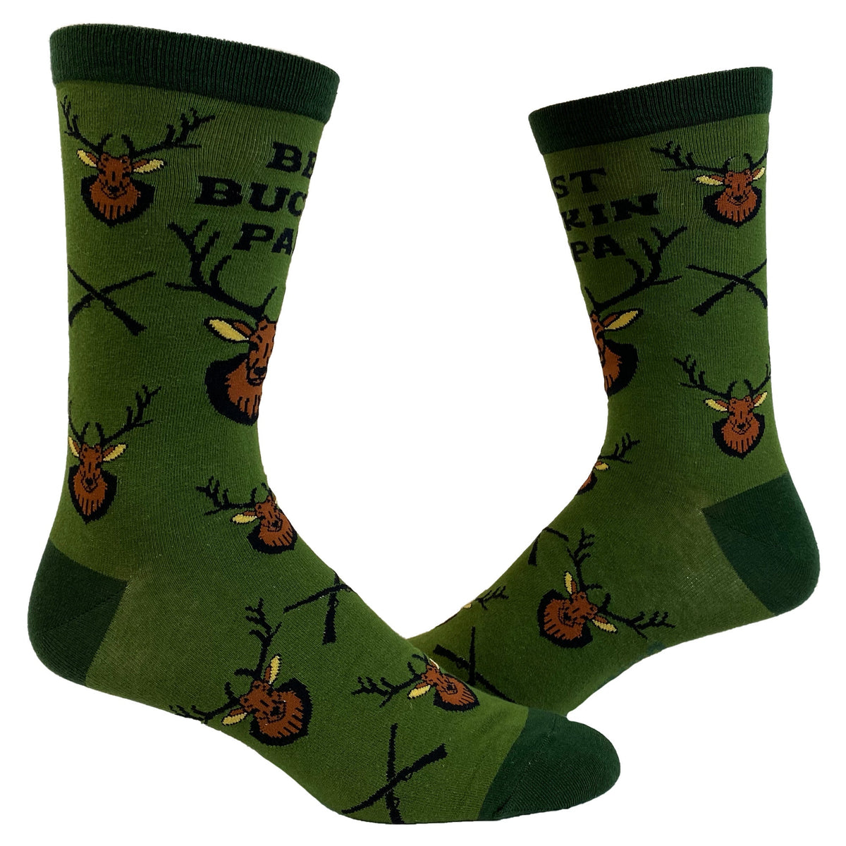 Best Buckin39 PAPA Mens Socks Funny Dad Socks Hunting Socks Hunter Gifts Guys Gifts Under 20 PAPA Gifts Mens Socks Graphic Tee – Cozy Vibes · Perfect For Daily Wear