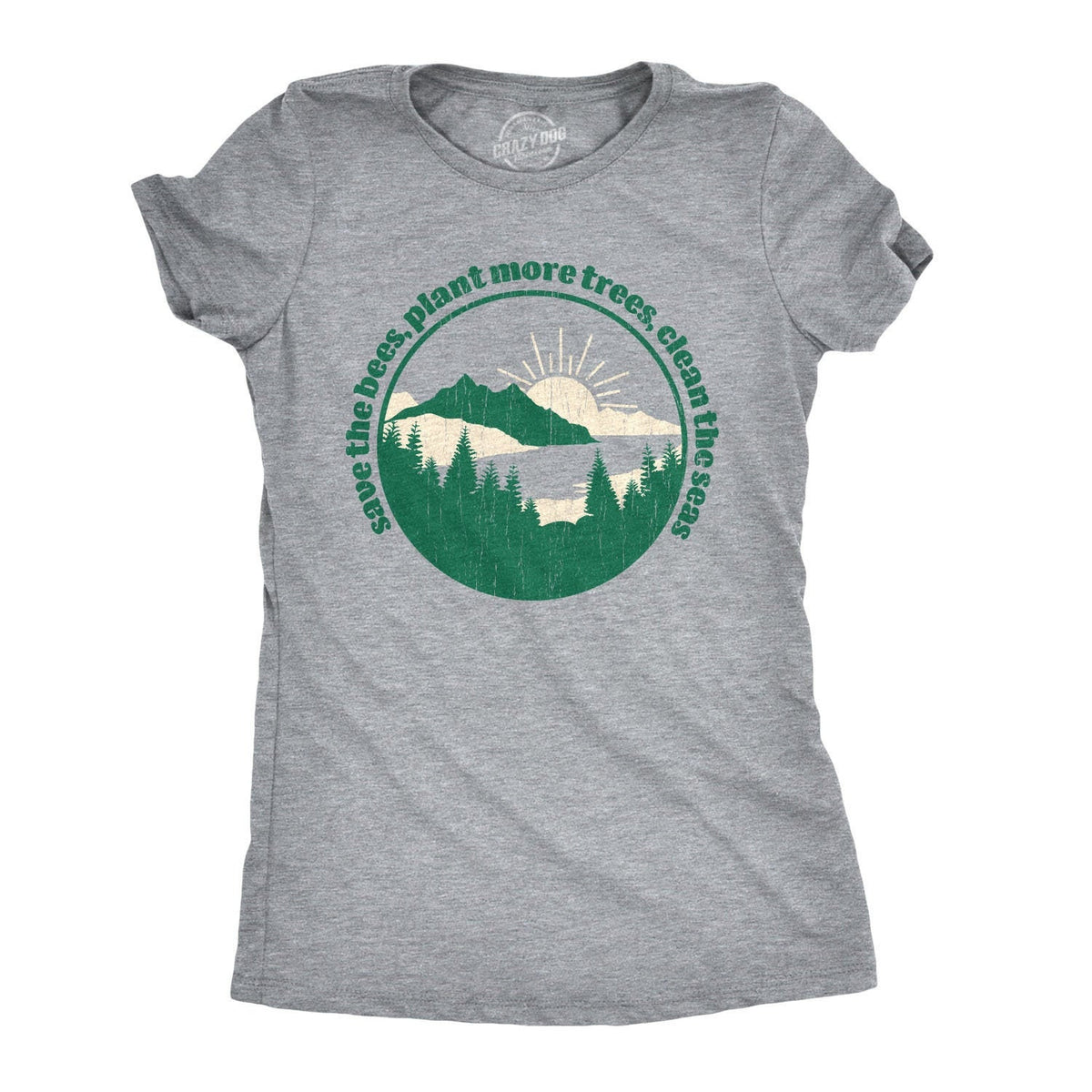 Save The Bees Plant More Trees Clean The Seas Environment Activist Shirts Earth Shirts Earth Day Climate Change Shirts Graphic Tee – Everyday Comfort · Top Pick For Any Outfit