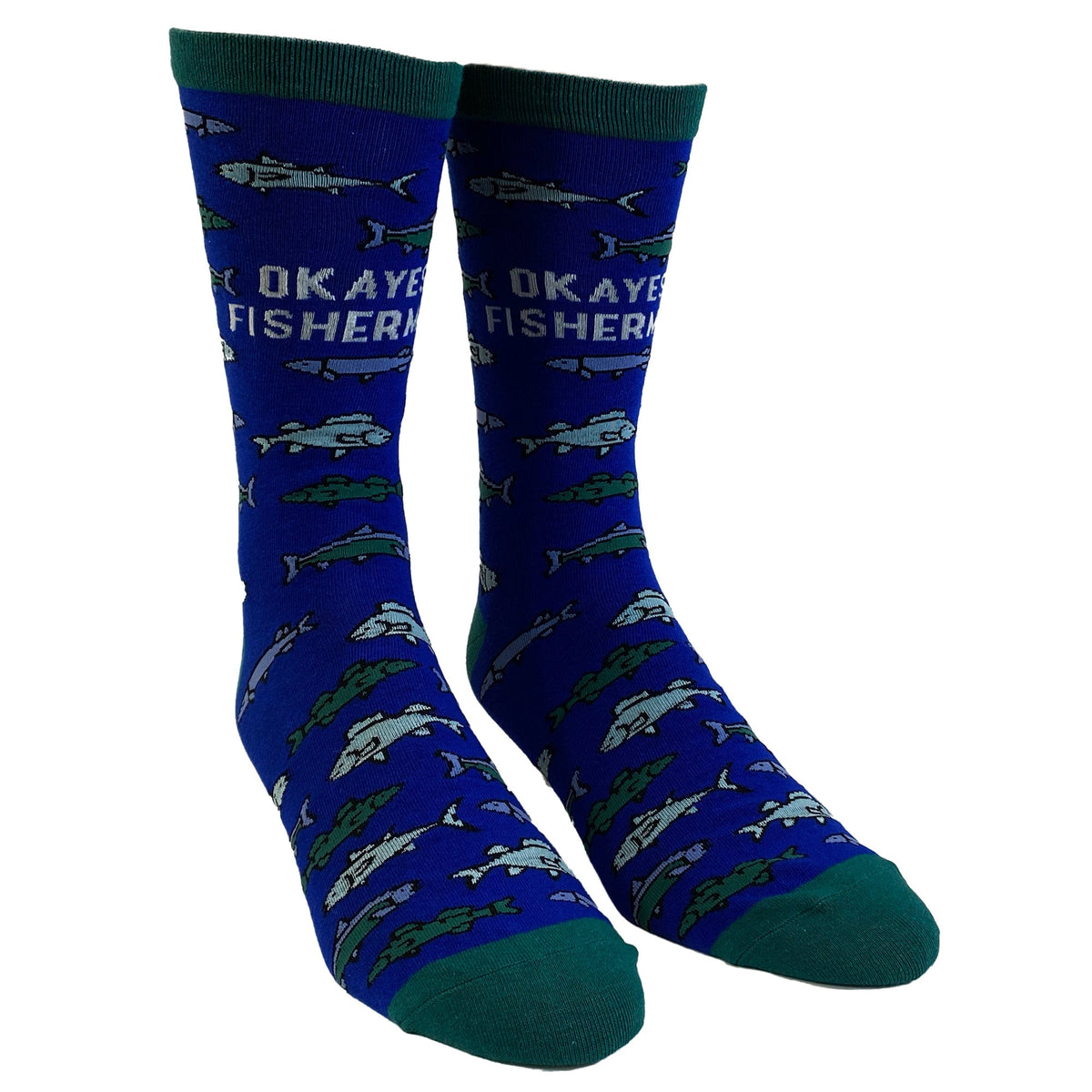 Funny Dad Socks OKayest Fisherman Socks Funky Fishing Socks Fisherman Gifts Under 15 Fish Socks Man Dad Socks Angler Socks Graphic Tee – Soft Feel · Trending Graphic Apparel