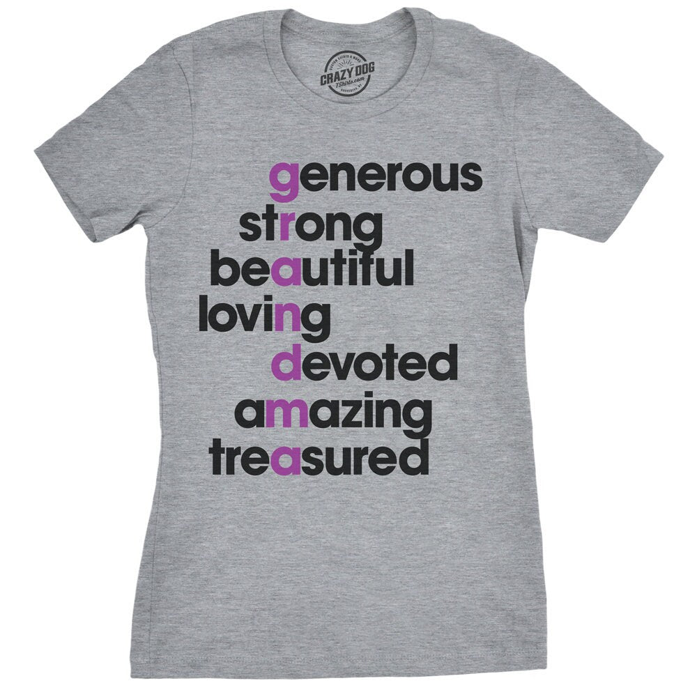 Mothers Day Gifts Ideas Funny Grandma Shirt Gift For Grandma Funny Shirt For Nana Grandma Definition Mothers Day Shirt Graphic Tee – Warm & Stylish · Top Pick For Any Outfit