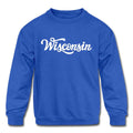 Wisconsin Youth Sweatshirt Hand Lettered Youth Wisconsin Sweatshirt Personalization Available Sweatshirt – Soft Feel · Great Gift For Fans