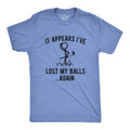 Funny Golf Shirt Sports Shirt Men Mens T Shirt Funny Gifts For DadFunny Mens Shirt Funny Shirts Appears I Have Lost My Balls Again Graphic Tee – Soft Feel · Must-Have Style