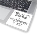 Phlebotomy Phlebotomist Sticker Laptop Sticker Funny Vinyl Sticker Birthday Gifts for Men and Women Graphic Tee – Aesthetic Look · High-Quality Print