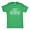 Funny Mens Golfing T shirt Funny Shirts Golfers Gifts Present For Golfer Father39s Day Gifts 100 Chance Of Golf Graphic Tee – Aesthetic Look · Must-Have Style
