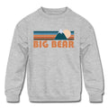 Big Bear California Youth Sweatshirt Retro Mountain Youth Big Bear Sweatshirt Personalization Available Sweatshirt – Soft Feel · Perfect For Daily Wear