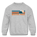 Winter Park Colorado Youth Sweatshirt Retro Mountain Youth Winter Park Sweatshirt Personalization Available Sweatshirt – Bold Style · Must-Have Style