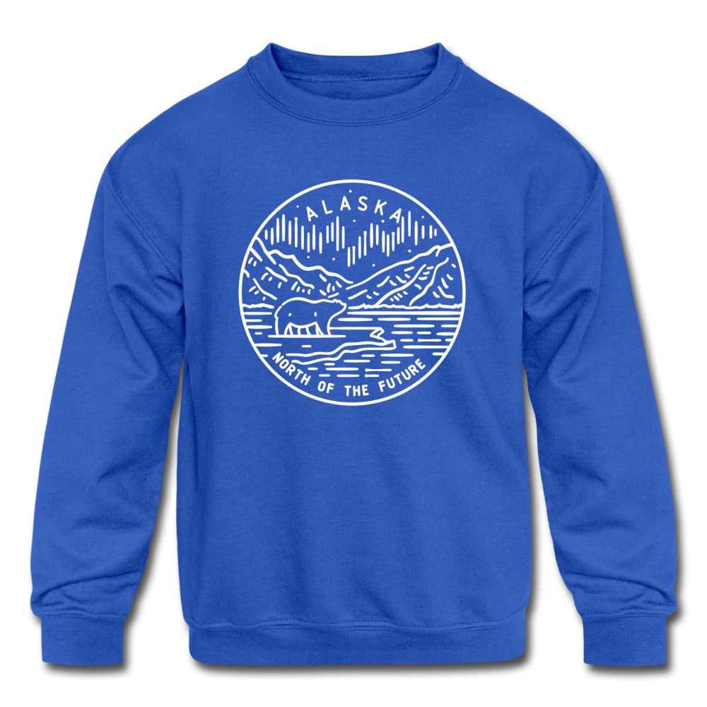Alaska Youth Sweatshirt State Design Youth Alaska Sweatshirt Personalization Available Sweatshirt – Premium Graphic · Top Pick For Any Outfit