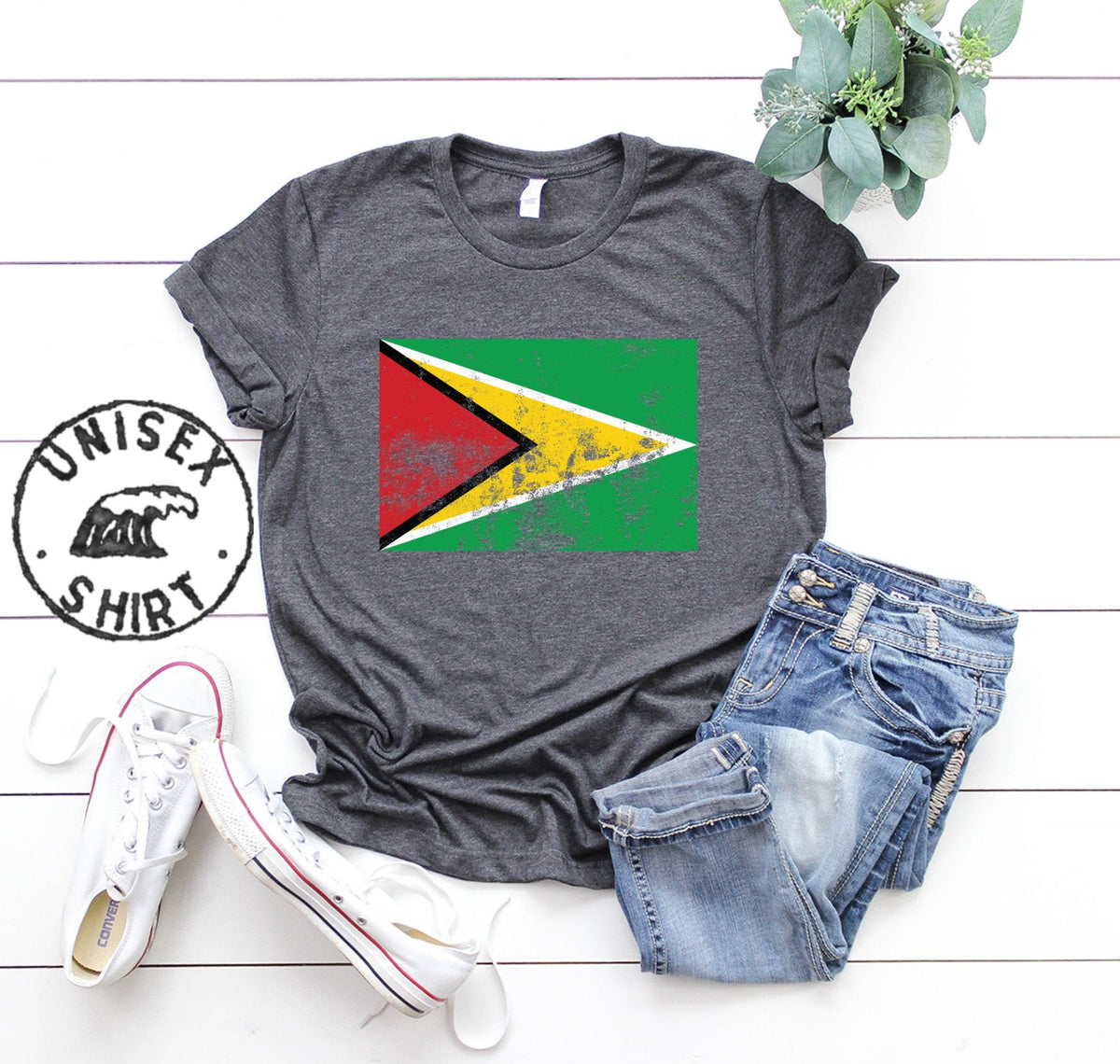 Vintage Style Guyana Guyanese Pride Flag Shirt Funny Tee Tshirt Birthday Gifts for Men and Women Graphic Tee – Feel-Good Design · Great Gift For Fans