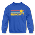 Brooklyn New York Youth Sweatshirt Retro Sunrise Youth Brooklyn Sweatshirt Personalization Available Sweatshirt – Premium Graphic · Perfect For Daily Wear