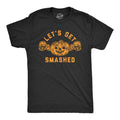 V2Rude Halloween Shirt Pumpkin Shirt Let39s Get Smashed Pumpkin Halloween Funny T Shirt Funny Halloween Shirts Drinking Halloween Shirt Graphic Tee – Feel-Good Design · Trending Graphic Apparel