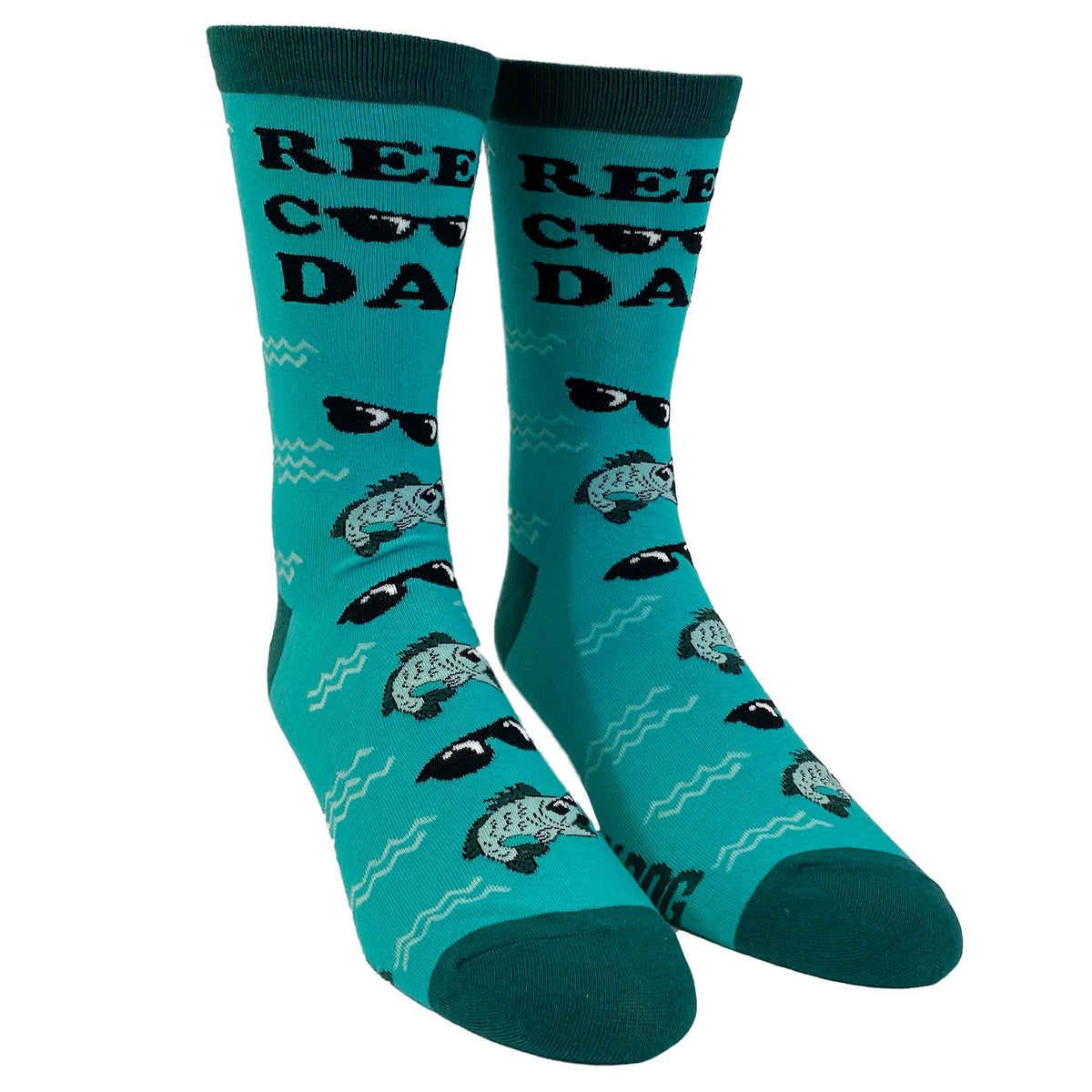 Funny Dad Socks Reel Cool Dad Socks Funky Fishing Socks Fisherman Gifts Under 15 Fish Socks Man Dad Socks Angler Socks Graphic Tee – Easygoing Wear · Trending Graphic Apparel