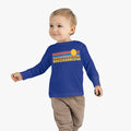 Breckenridge Colorado Toddler Long Sleeve Shirt Retro Sun Unisex Toddler Breckenridge T Shirt Personalization Available Graphic Tee – Easygoing Wear · Trending Graphic Apparel
