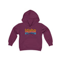 Idaho Youth Hoodie Mountain Sunset Idaho Youth Sweatshirt Personalization Available Hoodie – Cozy Vibes · Must-Have Style