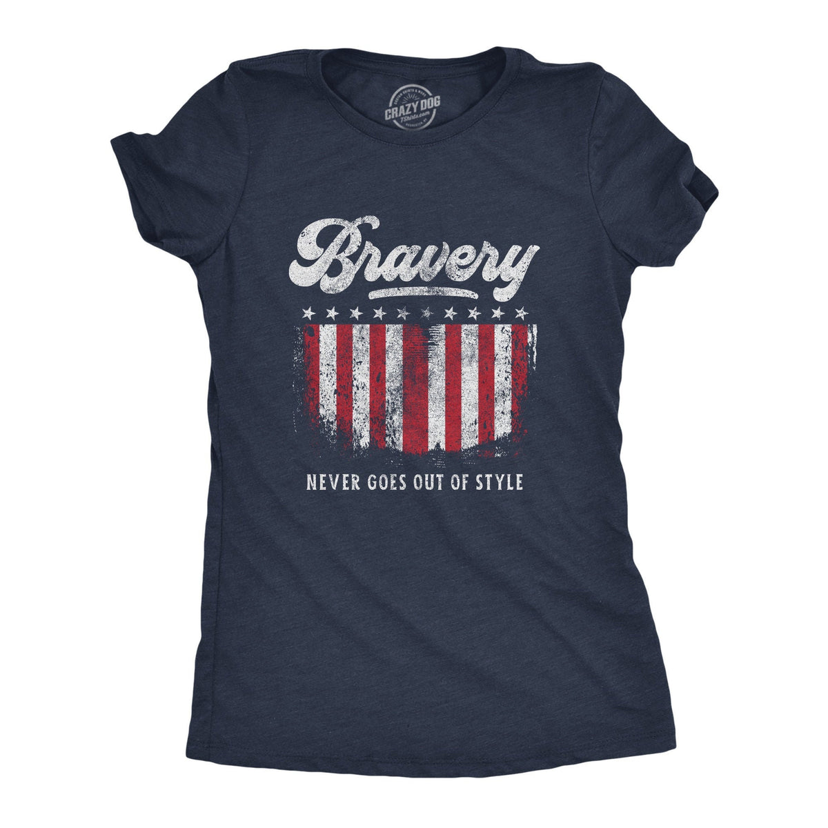 LOVE American Flag Shirt Independence Day Shirt 4th Of July Party Shirt USA Flag Shirt Military Shirt Bravery Never Goes Out of Style Graphic Tee – Soft Feel · Perfect For Daily Wear