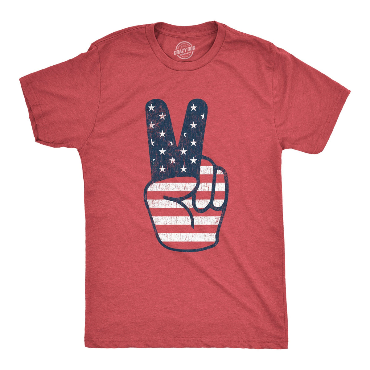 Mens Independence Day T Shirt 4th July Celebration Pace Sign America Flag Guys Party Shirts Vintage USA Flag America Shirts Graphic Tee – Premium Graphic · High-Quality Print