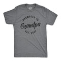 Promoted to Grandpa Est 2022 Shirt Mens Funny Shirt Tee For Dad Fathers Day Gift Best Grandpa Shirt New Year Gramps Shirt Graphic Tee – Aesthetic Look · High-Quality Print