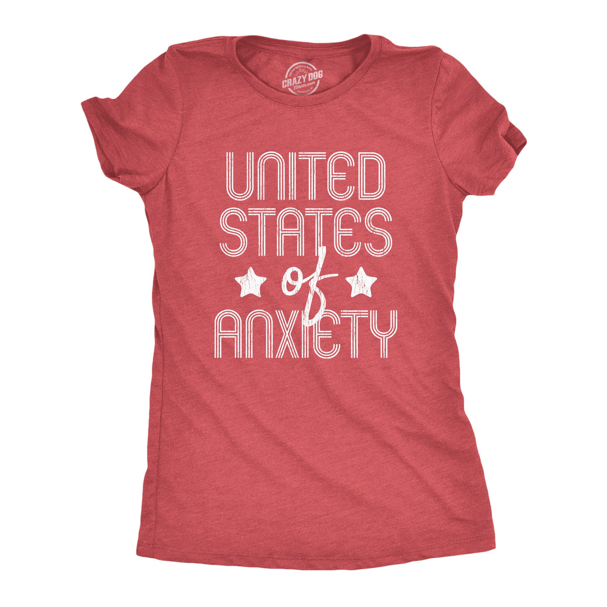 Funny Womens Shirt Anxiety Shirt Funny Sayings Shirt Womens Novelty Shirt United States of Anxiety Anxiety State 4th of July Shirts Graphic Tee – Premium Graphic · Must-Have Style