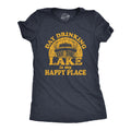 Day Drinking On The Lake Is My Happy Place Lake Shirt Boating Shirts Lake Life Funny Shirts Day Drinking Funny Nautical Shirts Graphic Tee – Everyday Comfort · Must-Have Style