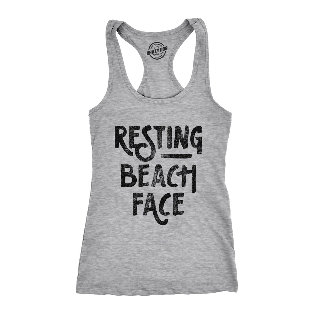 Resting Beach Face Tank Top Womens Beach Tank Top Womens Tank Beach Vacation Shirts Summer Tank Top Vacation Tank Top Beach Tanks Tank Top – Aesthetic Look · High-Quality Print