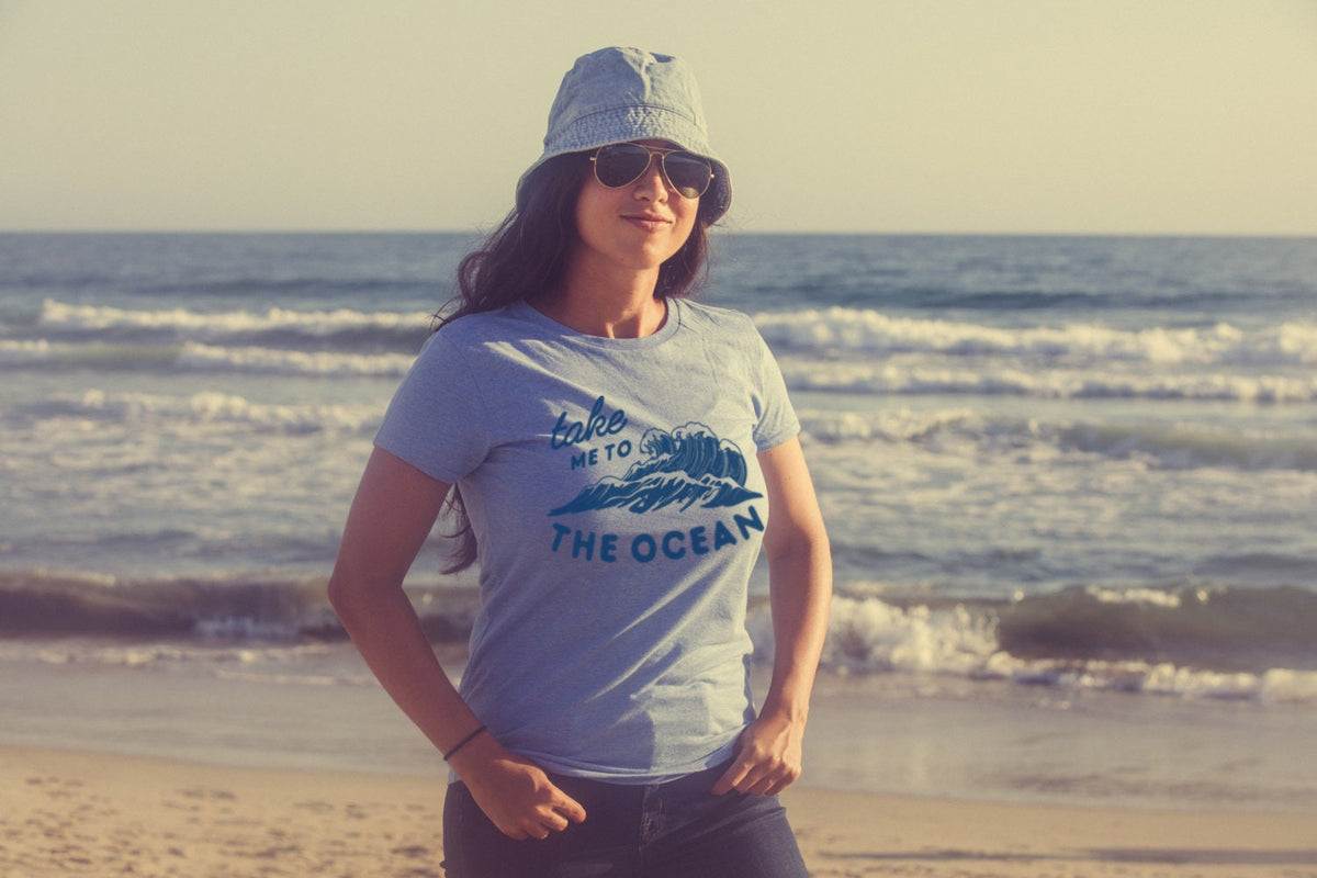 Womens Sassy Sarky Beach Shirt Funny Beach TShirts Take Me To Ocean Weekend Vacation Humor Tshirt Joke Quotes Girl Loose Fit Holiday Tee Graphic Tee – Warm & Stylish · Must-Have Style