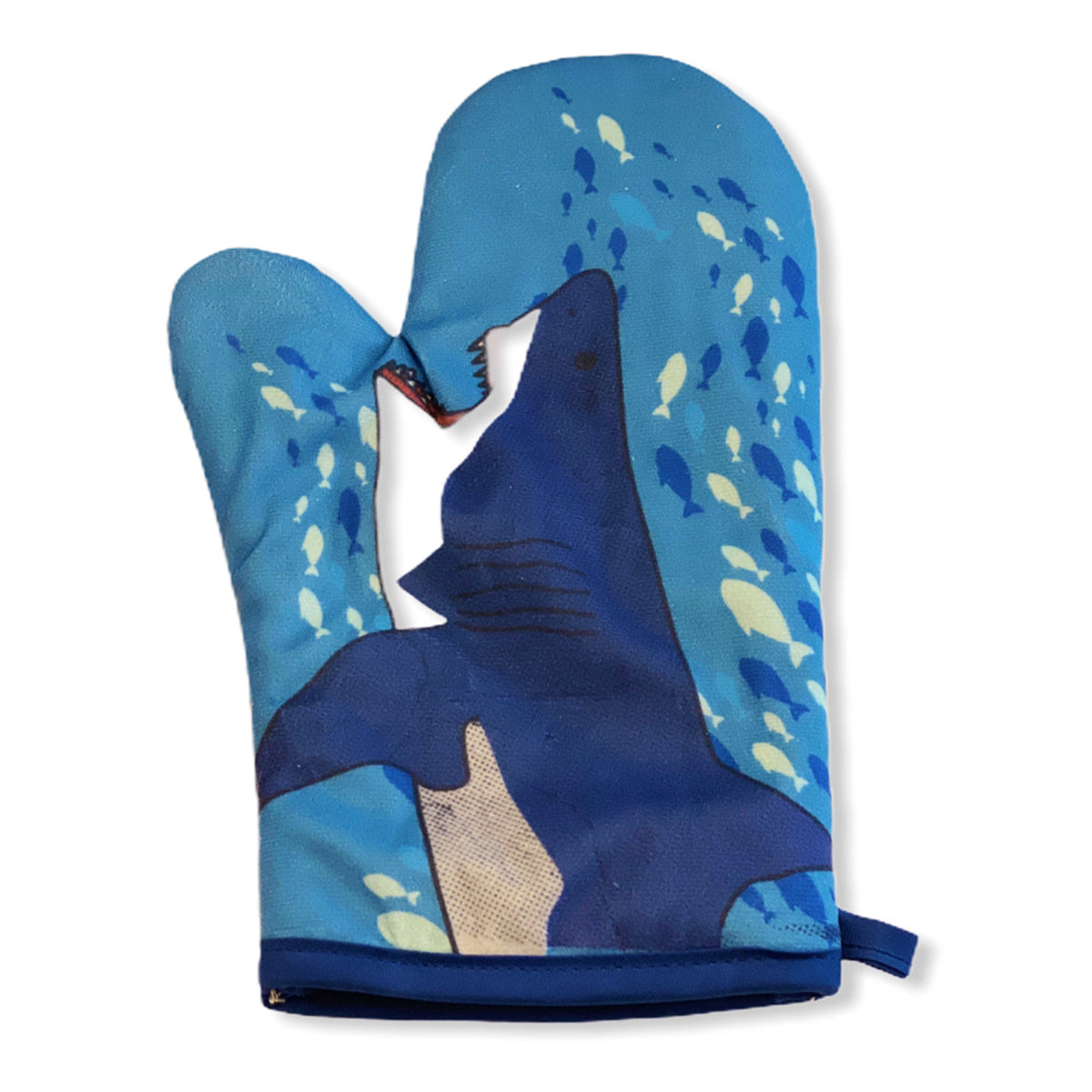 Shark Oven Mitt Housewarming Gift Pot Holder Christmas Gift Hostess Gift Funny Oven Mitts Baking Gifts Shark Week Ocean Oven Mitts Graphic Tee – Warm & Stylish · Must-Have Style