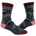 Stay Trashy Raccoon Socks Opossum Socks Funny Animal Socks Funny Women39s Socks Funny Socks Funky Opossum Socks Trashy Socks Graphic Tee – Premium Graphic · High-Quality Print