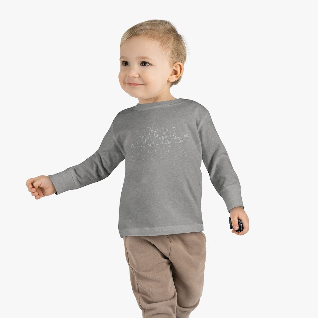 Minneapolis Minnesota Toddler Long Sleeve Shirt Skyline Unisex Toddler Minneapolis T Shirt Personalization Available Graphic Tee – Cozy Vibes · Must-Have Style