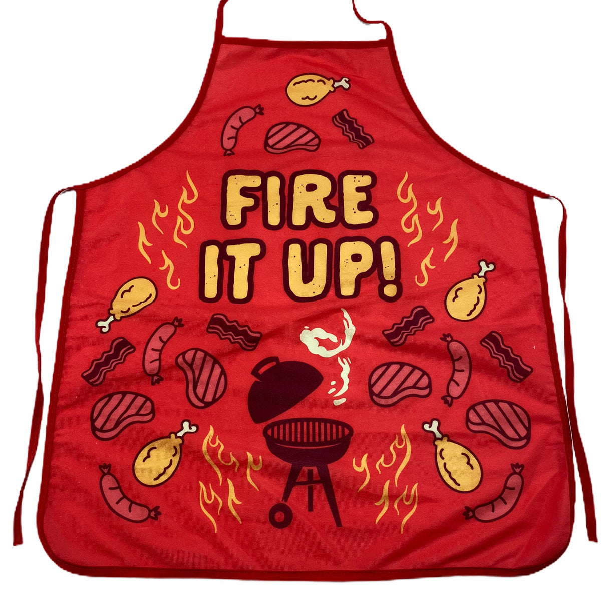 Fire It Up Funny Barbecue Apron Meat BBQ Apron Offensive Apron Fathers Day Cooking Gift Funny Gift for Dad Cooks Gift Graphic Tee – Cozy Vibes · Perfect For Daily Wear
