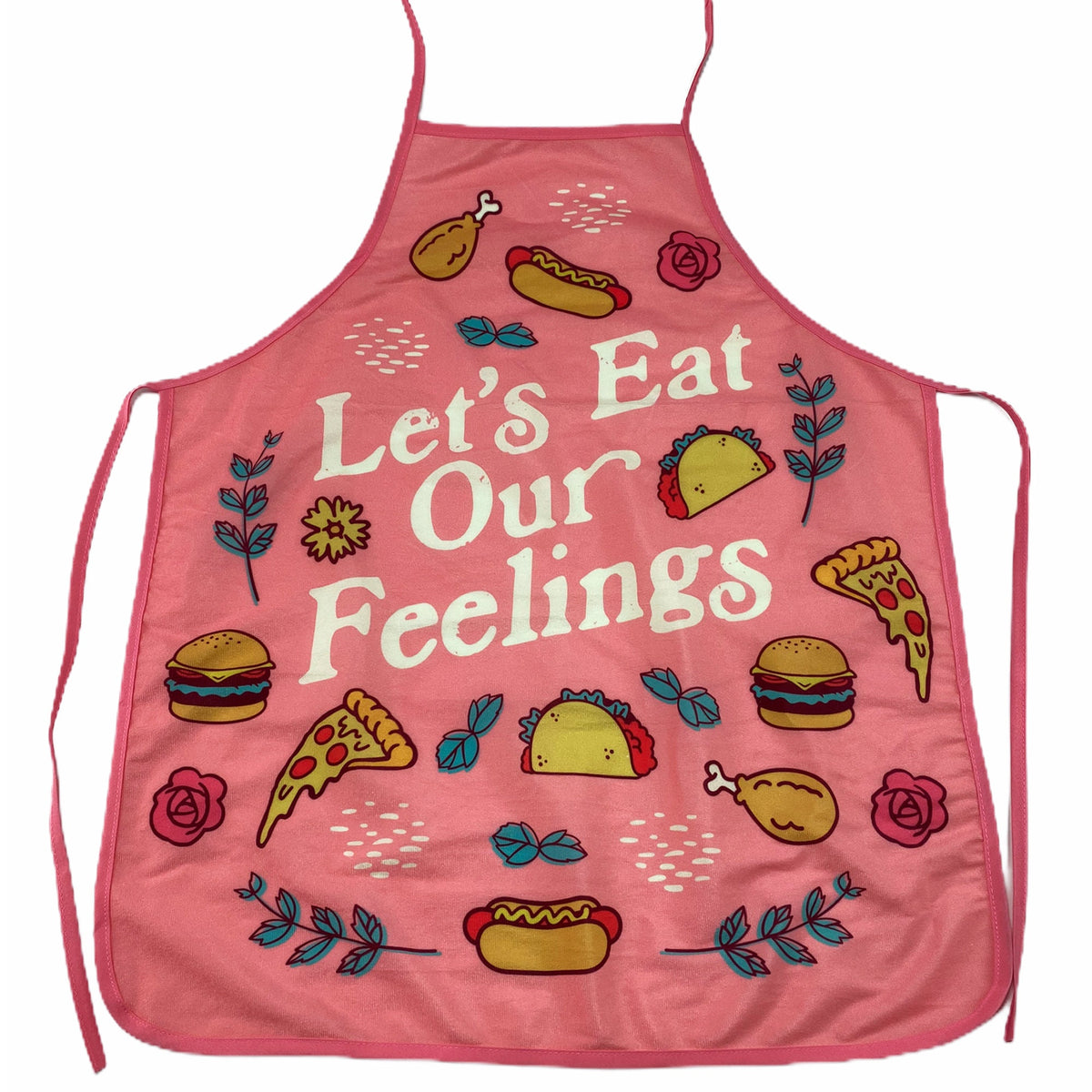 Funny Baking Apron Let39s Eat Our Feelings Girlfriends Mother39s Day Gift Gift For Mom Cooking Apron Funny Cook Aprons Anxiety Graphic Tee – Feel-Good Design · High-Quality Print