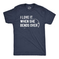 Rude Mens Fishing T shirt Funny Innuendo Angling Shirt Offensive Fisherman Loose Fit Tee Joke Fishing Gifts Love It When She Bends Over Graphic Tee – Warm & Stylish · Must-Have Style