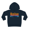 Boise Toddler Hoodie Retro Mountain Sun Unisex Boise Toddler Sweatshirt Personalization Available Hoodie – Premium Graphic · Must-Have Style