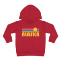 Alaska Toddler Hoodie Retro Sunrise Unisex Alaska Toddler Sweatshirt Personalization Available Hoodie – Cozy Vibes · Top Pick For Any Outfit