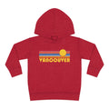 Vancouver Canada Toddler Hoodie Retro Sunrise Unisex Vancouver Toddler Sweatshirt Personalization Available Hoodie – Fan Favorite · High-Quality Print