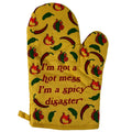 Not A Hot Mess Spicy Disaster Oven Mitt Housewarming Gift Christmas Gift Hostess Gift Funny Oven Mitts Spicy Food Hot Peppers Graphic Tee – Aesthetic Look · Top Pick For Any Outfit