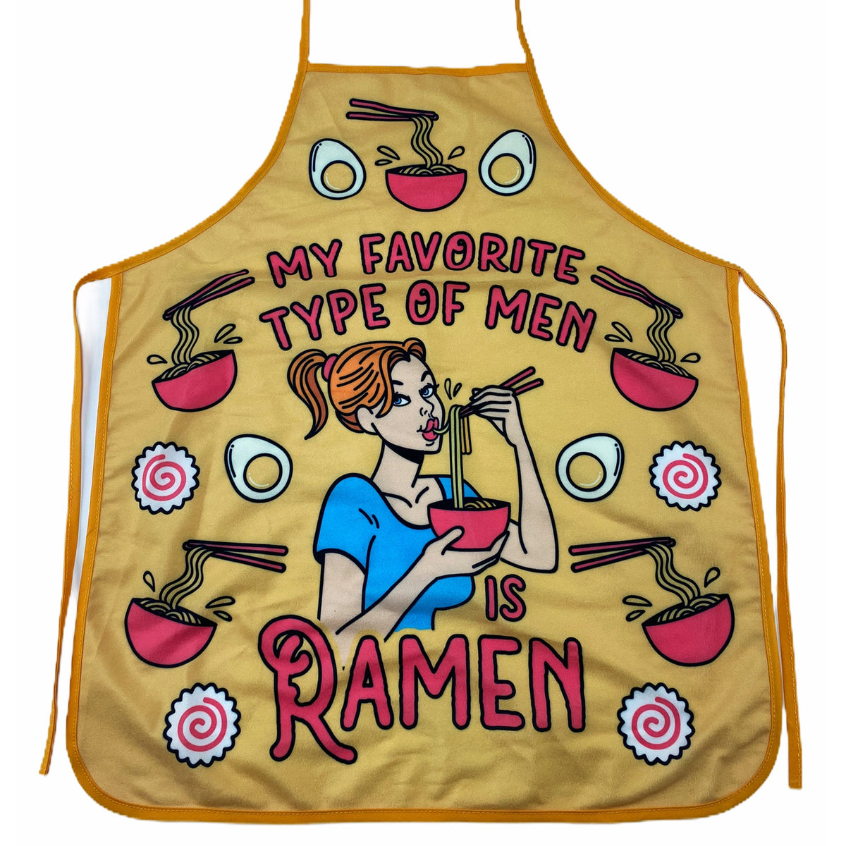 Favorite Type Of Men Ramen Funny Aprons Cooking Apron Funny Cook Aprons Foodie Ramen Aprons Love Cooking Valentine39s Day Gift Graphic Tee – Soft Feel · Perfect For Daily Wear