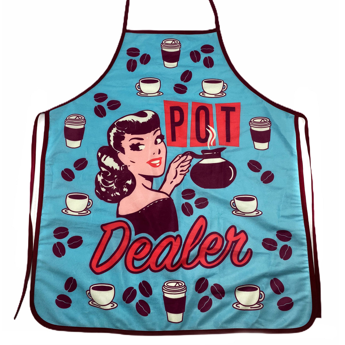 Pot Dealer Coffee Aprons Funny Coffee Aprons Funny Aprons Cooking Apron Funny Cook Aprons Love Cooking Valentine39s Day Gift Graphic Tee – Everyday Comfort · Perfect For Daily Wear