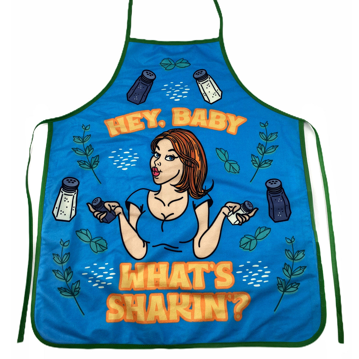 Hey Baby What39s Shaking Salty Aprons Funny Cooking Aprons Funny Aprons Cooking Apron Vintage Lady Love Cooking Valentine39s Day Gift Graphic Tee – Aesthetic Look · Top Pick For Any Outfit