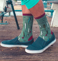 Funny Dad Socks Only Happy When Fishing Socks Funky Fishing Socks Fisherman Gifts Under 15 Fish Socks Man Dad Socks Angler Socks Graphic Tee – Cozy Vibes · Perfect For Daily Wear