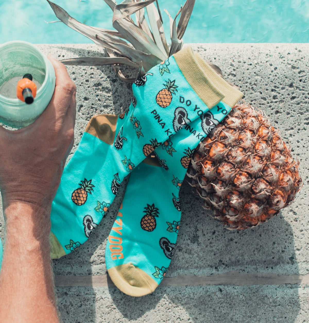 Do You Like Pina Koalas Koalas Drinking Socks Cute Womens Socks Hawaiian Socks Novelty Socks Funny Socks Women Pina Coladas Graphic Tee – Warm & Stylish · High-Quality Print
